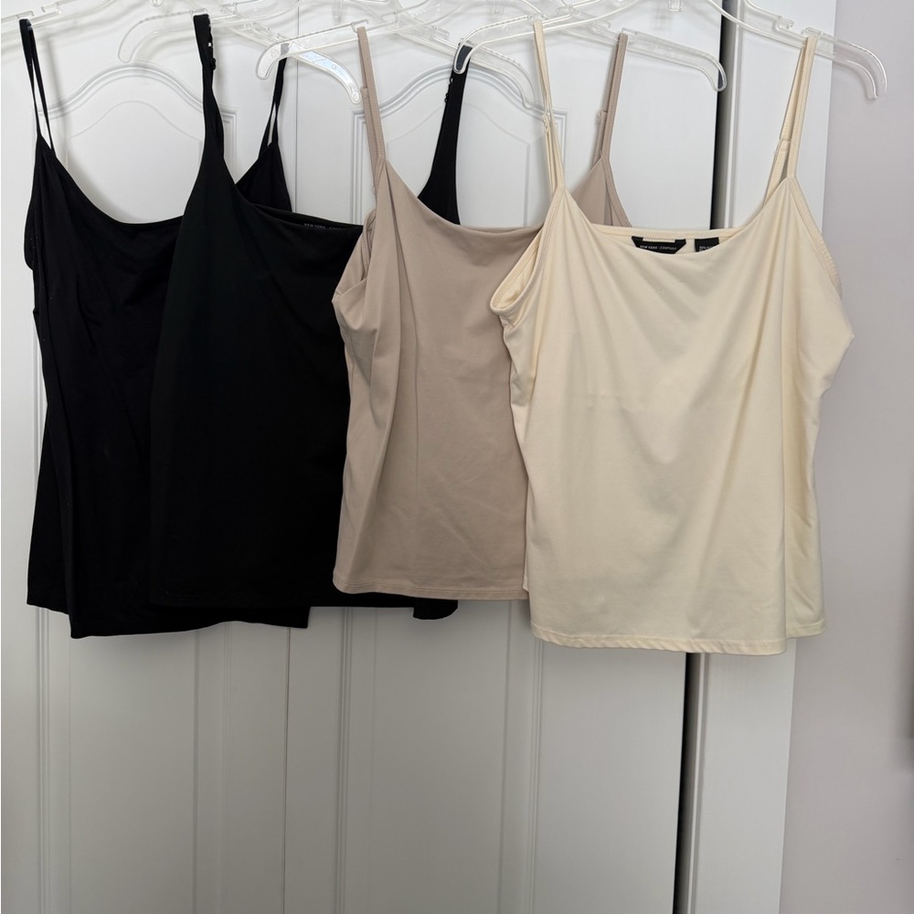New York & Company Women's Camisole - Black, Beige, Cream